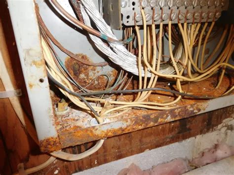 electrical box too corroded|when to replace electrical panel box.